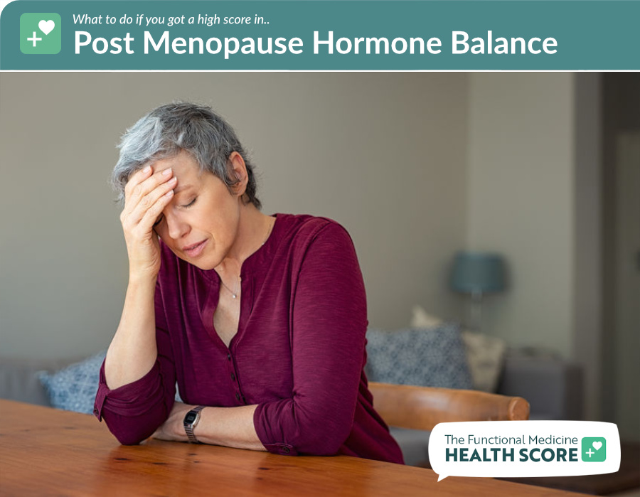 post menopause hormone balance