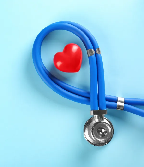 Stethoscope With Heart - Cardiovascular Nutritionist